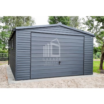 GARAŻ BLASZANY 5m x 6m poziom - dwuspad - Brama... - Garaże i wiaty - Radom - zdjęcie 2