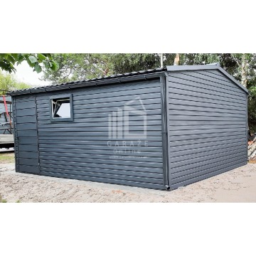 GARAŻ BLASZANY 5m x 6m poziom - dwuspad - Brama... - Garaże i wiaty - Radom - zdjęcie 4