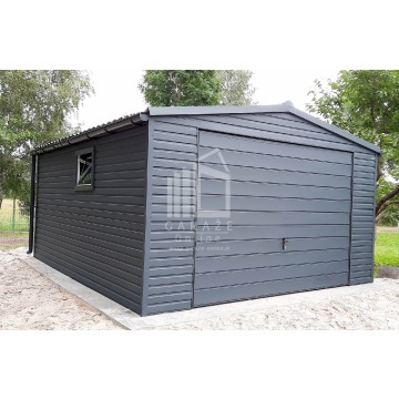GARAŻ BLASZANY 5m x 6m poziom - dwuspad - Brama... - Garaże i wiaty - Radom - zdjęcie 3