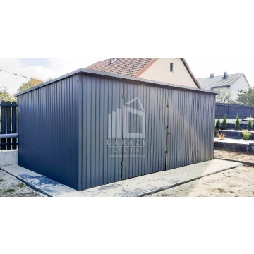 Garaż Blaszany 6m x 5m pion - spad tył - Brama... - Garaże i wiaty - Białystok - zdjęcie 4