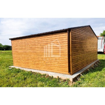 GARAŻ BLASZANY 6m x 5m poziom - dwuspad Brama... - Garaże i wiaty - Gniezno - zdjęcie 6