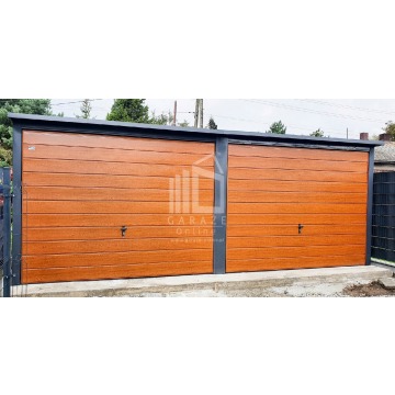 GARAŻ BLASZANY 6m x 6m spad tył - 2x Brama u... - Garaże i wiaty - Radom - zdjęcie 3