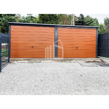 GARAŻ BLASZANY 6m x 6m spad tył - 2x Brama u... - Garaże i wiaty - Radom - zdjęcie 5
