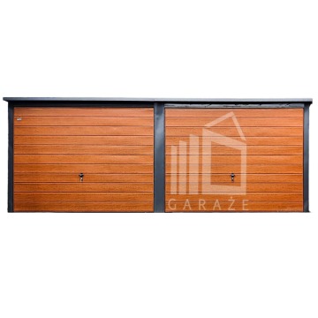 GARAŻ BLASZANY 6m x 6m spad tył - 2x Brama u... - Garaże i wiaty - Radom - zdjęcie 1