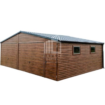 Garaż Blaszany 7m x 6m dwuspad blachówka - B... - Garaże i wiaty - Leszno - zdjęcie 1