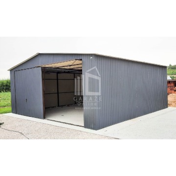 GARAŻ BLASZANY 7m x 7m pion - dwuspad - 2x Brama... - Garaże i wiaty - Rybnik - zdjęcie 3