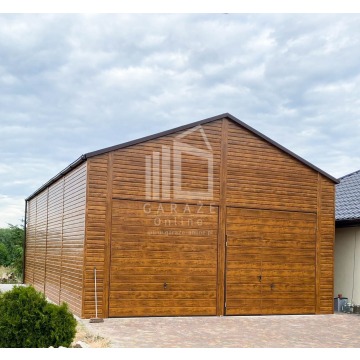 GARAŻ BLASZANY 7m x 12m dwuspad - 2x Brama u... - Garaże i wiaty - Pabianice - zdjęcie 2