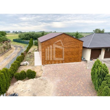 GARAŻ BLASZANY 7m x 12m dwuspad - 2x Brama u... - Garaże i wiaty - Pabianice - zdjęcie 3