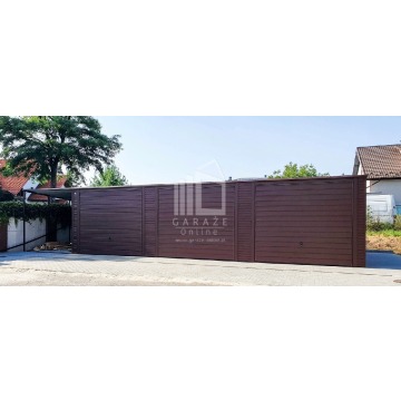 GARAŻ Blaszany 10m x 6m poziom - spad tył 3x... - Garaże i wiaty - Mysłowice - zdjęcie 5