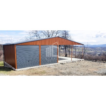 GARAŻ Blaszany 6m x 6m poziom wiata 6m x 6m... - Garaże i wiaty - Gorzów Wielkopolski - zdjęcie 2