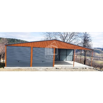 GARAŻ Blaszany 6m x 6m poziom wiata 6m x 6m... - Garaże i wiaty - Gorzów Wielkopolski - zdjęcie 3