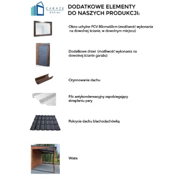GARAŻ Blaszany 6m x 6m poziom wiata 6m x 6m... - Garaże i wiaty - Gorzów Wielkopolski - zdjęcie 11