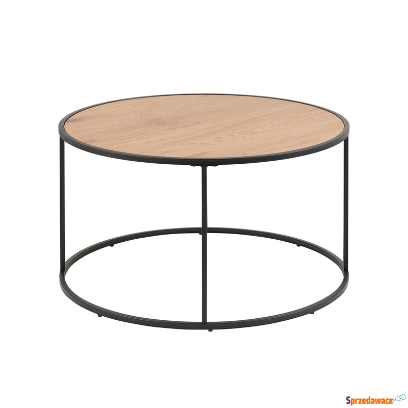 Okrągły stolik kawowy Seaford Ø80x45 cm, blat... - Stoły, stoliki, ławy - Chorzów
