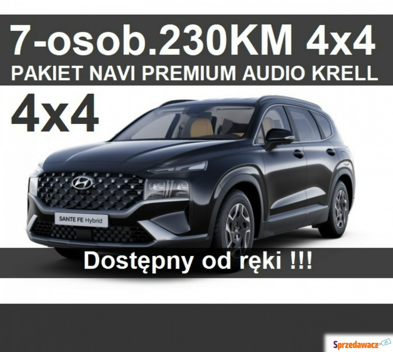 Hyundai Santa Fe  SUV 2023,  1.6 hybryda - Na sprzedaż za 236 935 zł - Szczecinek