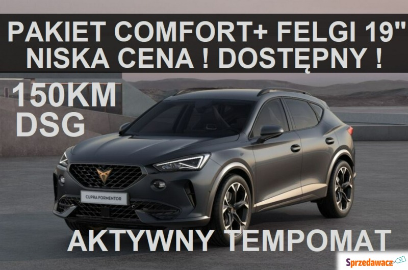 Cupra Formentor  SUV 2023,  1.5 benzyna - Na sprzedaż za 162 500 zł - Szczecinek