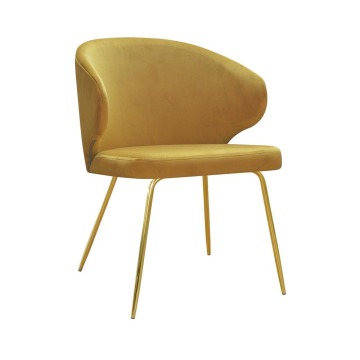 Krzesło Atlas Nogi Złote - Różne Kolory 57x54x81cm