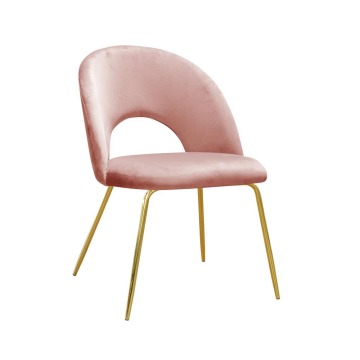 Krzesło Anes Złote Skośne Nogi - Różne Kolory 47x57x81cm