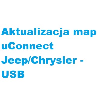 Aktualizacja map uConnect Jeep/Chrysler - USB