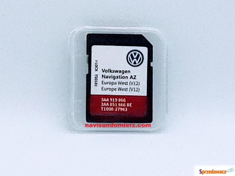 Karta SD VW rns 315 Europa West 2020 - Akcesoria GPS - Sandomierz