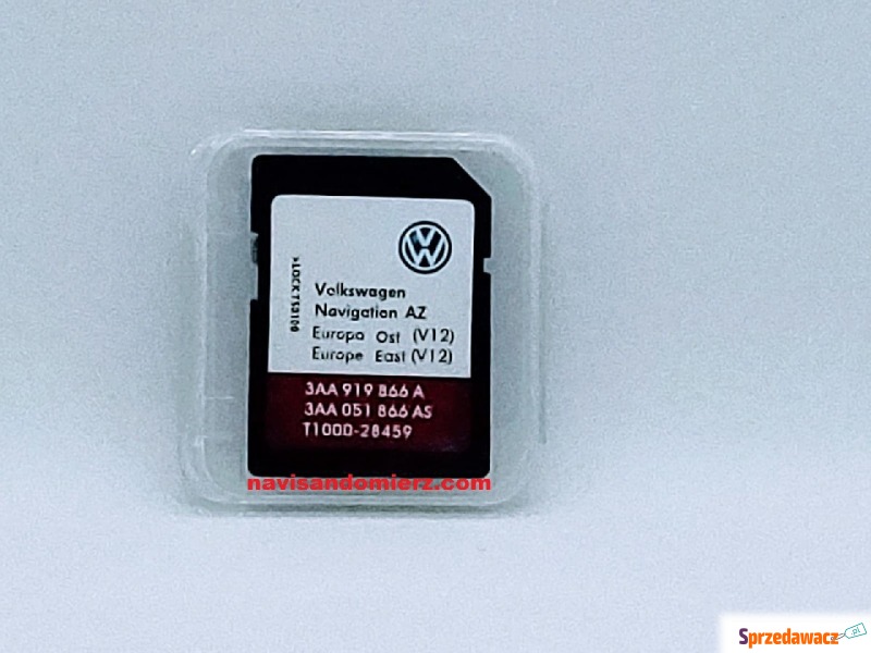 Karta SD VW Rns 315 Europa East V12 - Akcesoria GPS - Sandomierz
