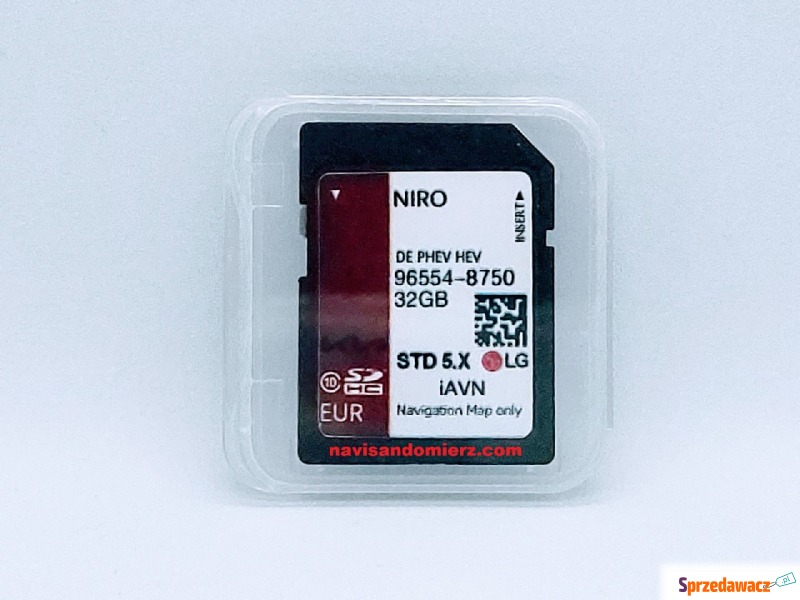 Karta SD Kia Niro Gen 5.X (Std 5.X) Eu 23/24 - Akcesoria GPS - Sandomierz