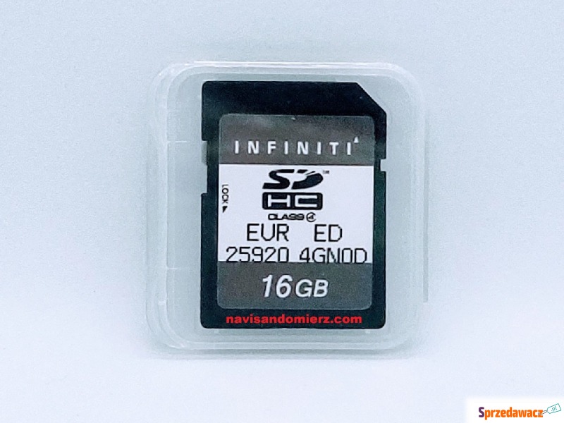 Karta SD do nawigacji Infiniti ITGen5 v6 eu - Akcesoria GPS - Sandomierz