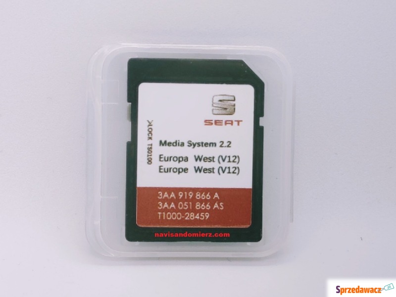 Karta SD Seat Media System rns 315 eu West 2020 - Akcesoria GPS - Sandomierz