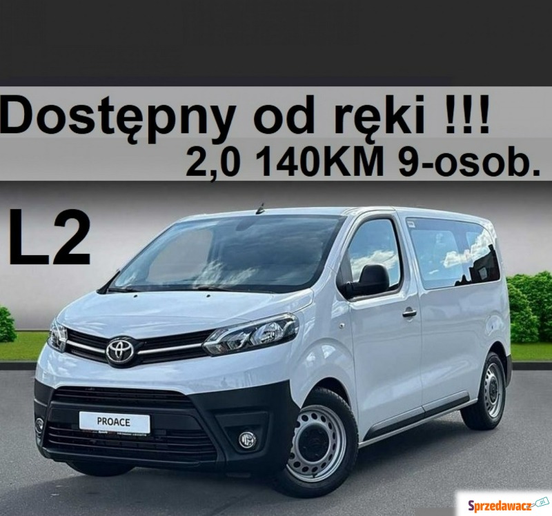 Toyota ProAce  Minivan/Van 2022,  2.0 diesel - Na sprzedaż za 172 116 zł - Szczecinek