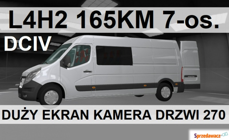 Renault Master 2023,  2.3 diesel - Na sprzedaż za 193 709 zł - Szczecinek