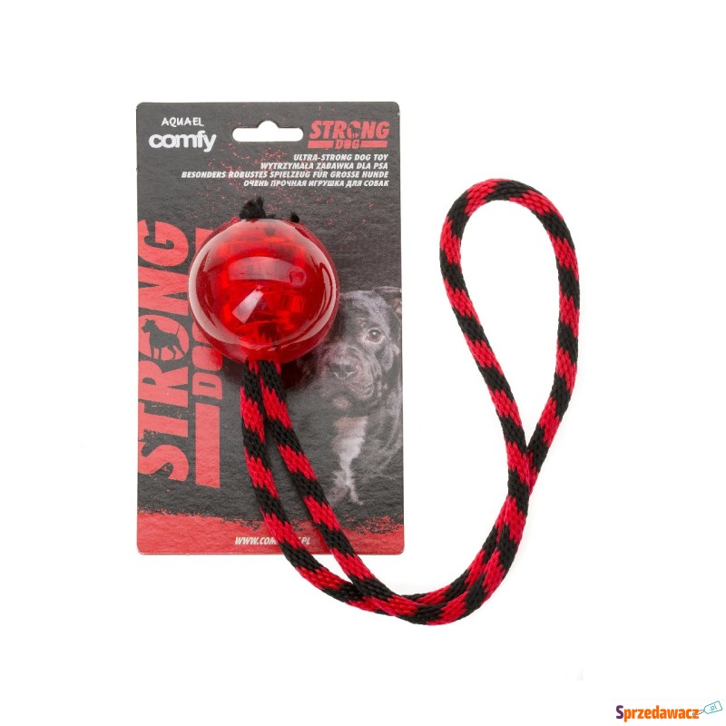 COMFY strong dog piŁka + sznur 11cm - Akcesoria dla psów - Koszalin