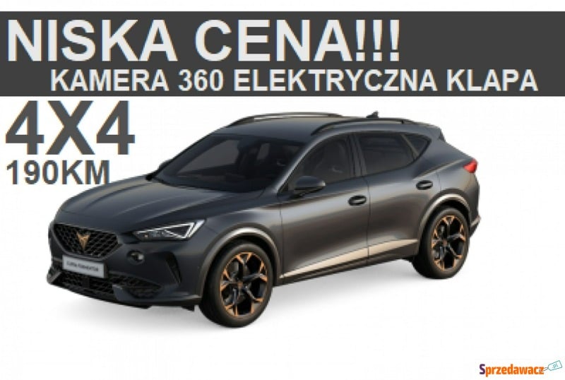 Cupra Formentor  SUV 2023,  2.0 benzyna - Na sprzedaż za 181 900 zł - Szczecinek