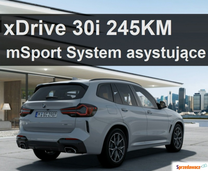 BMW X3  SUV 2023,  2.0 benzyna - Na sprzedaż za 268 830 zł - Szczecinek