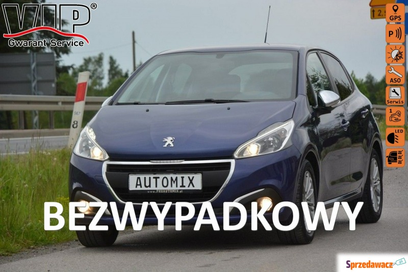 Peugeot 208  Hatchback 2016,  1.2 benzyna - Na sprzedaż za 36 300 zł - Sędziszów Małopolski