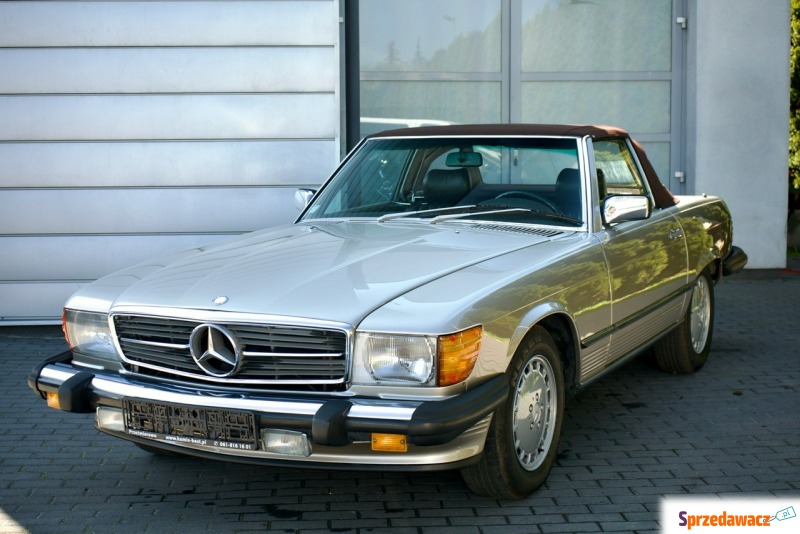 Mercedes - Benz SL-klasa  Kabriolet 1987,  5.5 benzyna - Na sprzedaż za 129 000 zł - Baranowo