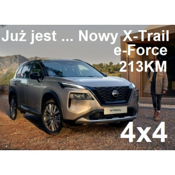 Nissan X-Trail - Nowy X-Trail e-Force 4WD 213KM Tekna Kamera 360st Head-Up- 2540zł