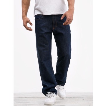 Spodnie Jeansowe Męskie Regular Ciemne Niebieskie SSG Basic