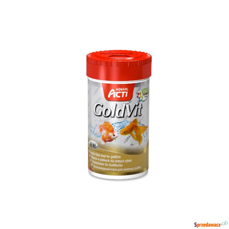 Pokarm AQUAEL goldvit 100 ml - Karmy  - Głogów