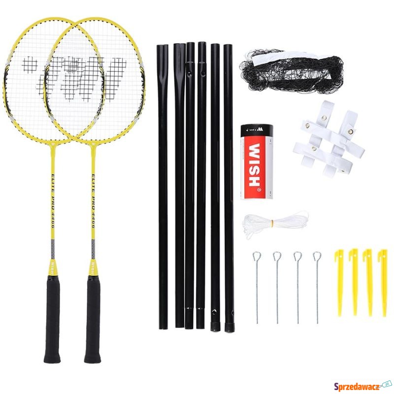 Zestaw do badmintona Wish alumtec 4466 - żółty - Tenis, bandminton - Kwidzyn