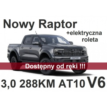 Ford Ranger Raptor - Nowy Raptor V6 288KM Eco Boost A10  Elektryczna Roleta Od ręki  4306zł
