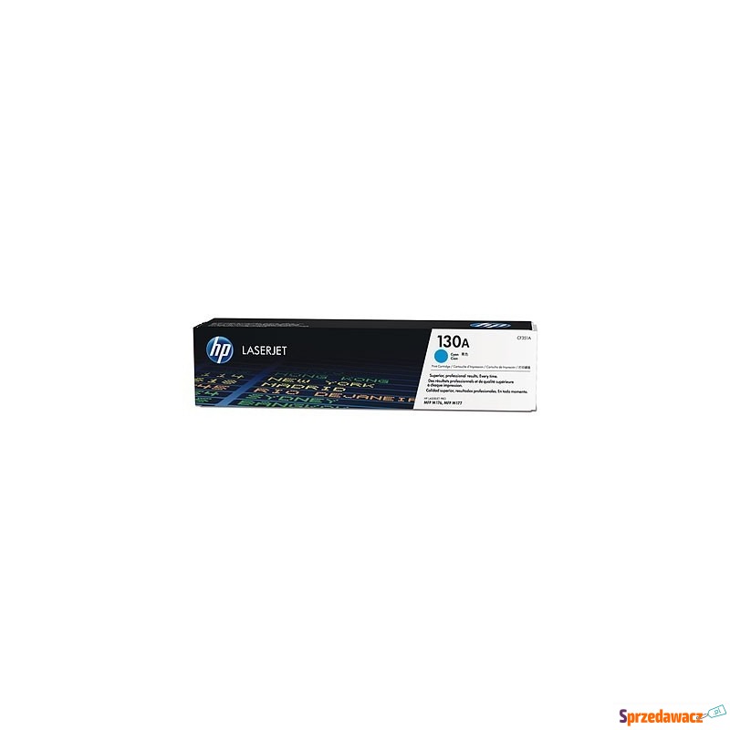 Oryginalny toner HP 130A błękitny...