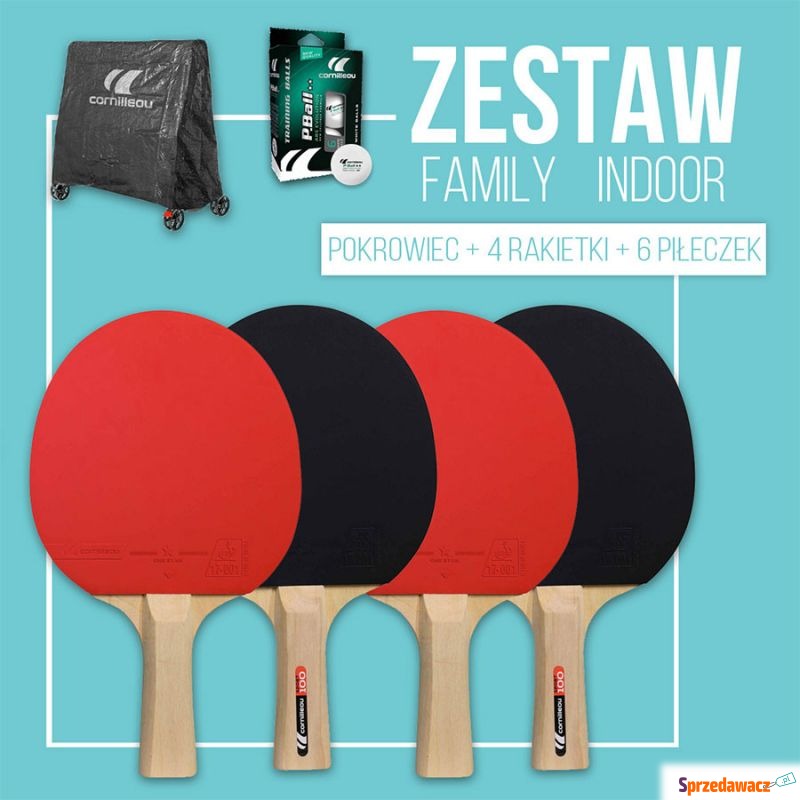 Zestaw Cornilleau family pack - indoor - Tenis, bandminton - Szczecinek
