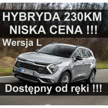 Kia Sportage - L Hybryda 230KM 6AT Aktywny Tempo. Dostępny od ręki! Niska cena 1817zł