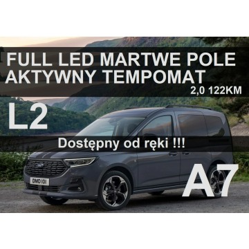 Ford Tourneo Connect - L2 2,0 122KM A7 Full Led Martwe Pole Kamera Winter  od ręki 2255zł