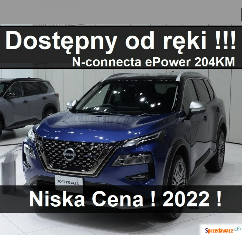 Nissan X-Trail  SUV 2022,  1.5 hybryda - Na sprzedaż za 185 442 zł - Szczecinek