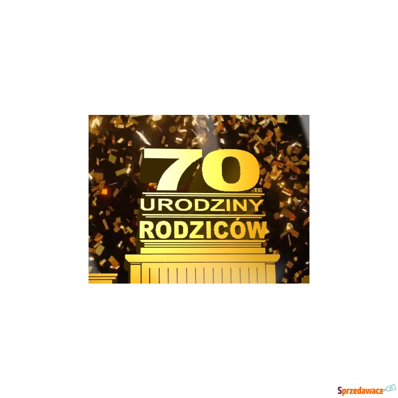 Piekna prezentacja na 70 urodziny dla Rodziów - Organizacja imprez - Warszawa