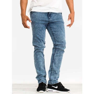 Spodnie Jeansowe Premium Męski Jasne Niebieskie SSG Classic Skinny