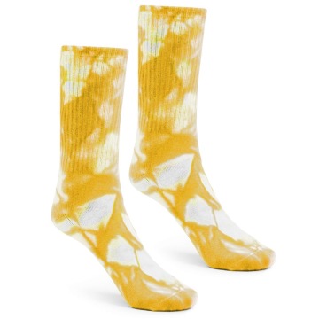 Długie Skarpetki Żółte Urban Socks Tie Dye