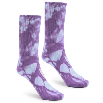 Długie Skarpetki Fioletowe Urban Socks Tie Dye