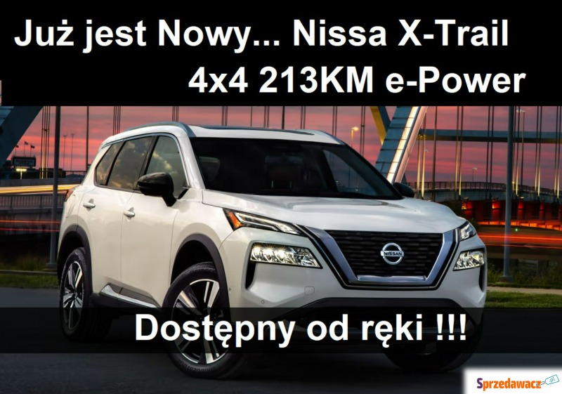 Nissan X-Trail  SUV 2023,  1.5 hybryda - Na sprzedaż za 218 900 zł - Szczecinek
