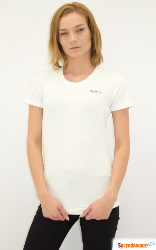 
T-shirt damski Pepe Jeans PL504812 Biały
 - Bluzki, koszule - Chojnice
